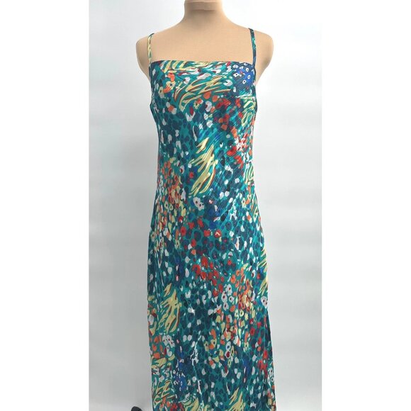 Nasty Gal Dresses & Skirts - Nasty Gal Maxi Dress Abstract Print Lace Up Back Sleeveless